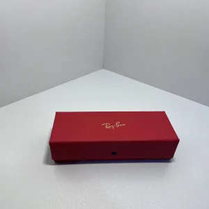 قاب عینک قرمز طرح ریبن تصویر اول